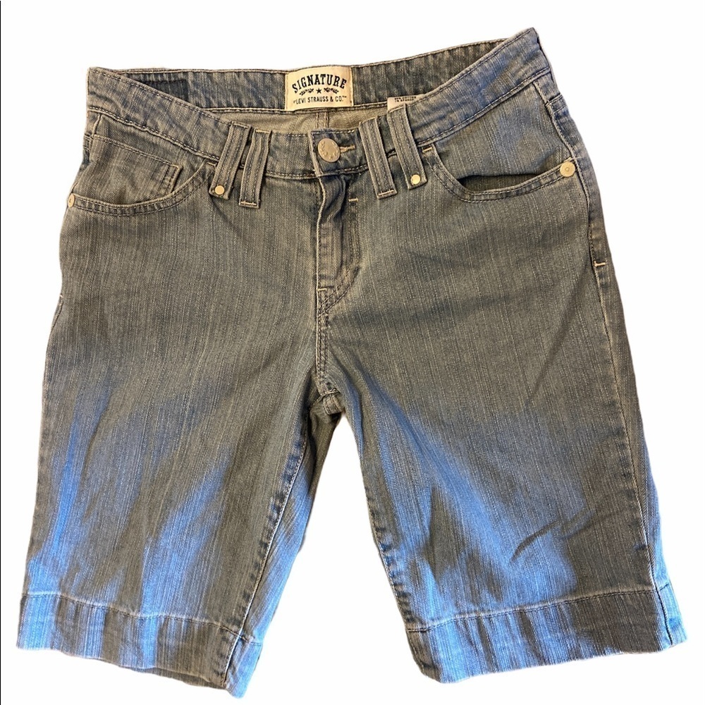 Signature by Levi Strauss & Co. Light-wash Shorts